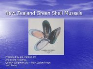 New Zealand Green Shell Mussels - BluePlanet AS