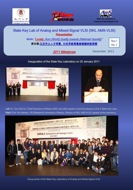 AMSV Newsletter 2011