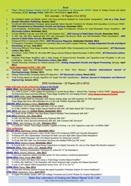 AMSV Newsletter 2012