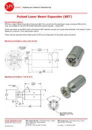 Pulsed Laser Beam Expander (BET)