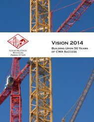 Vision 2014 - Construction Writers Associations