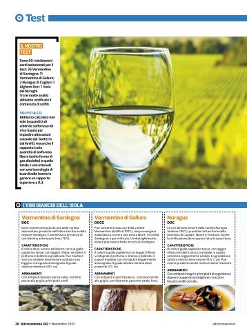 Vermentino di sardegna Vermentino di Gallura Nuragus - 1