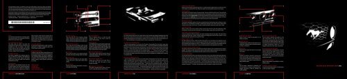 Ford Mustang 2006 - Quick Reference Guide Printing 2 (pdf)