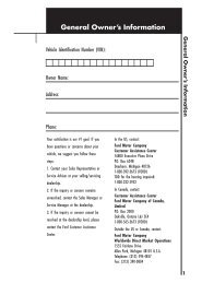 Unaltered Maintenance Schedules Sterling Trucks Ford Windstar 2000 Scheduled Maintenance Guide Printing 3 Pdf