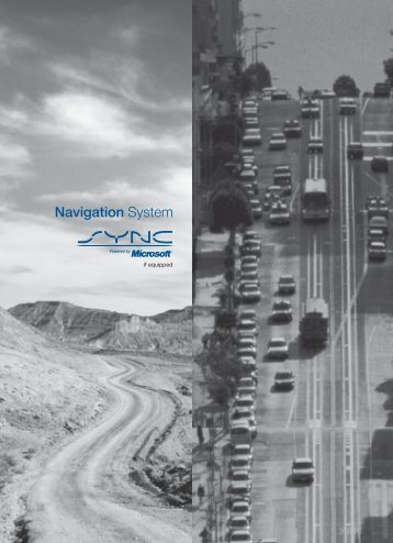 Ford Escape Hybrid 2009 - Navigation System Supplement Printing 1 (pdf)