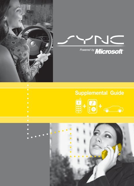 Ford Fusion 2008 - SYNC Supplement Printing 2 (pdf)