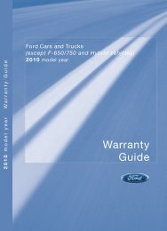 Ford Shelby GT 500 2010 - Warranty Guide Printing 4 (pdf)