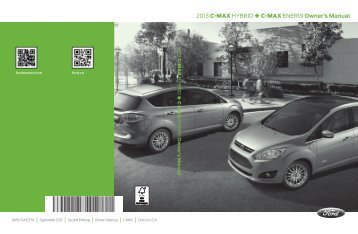 Ford C-MAX Hybrid 2013 - Owner Manual Printing 2 (pdf)