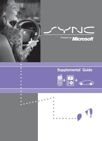 Ford E-450 2011 - SYNC Supplement Printing 1 (pdf)