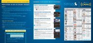 Ford Explorer 2012 - Sirius Satellite Radio Information Card Printing 1 (pdf)