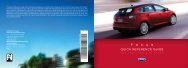 Ford Focus 2013 - Quick Reference Guide Printing 1 (pdf)