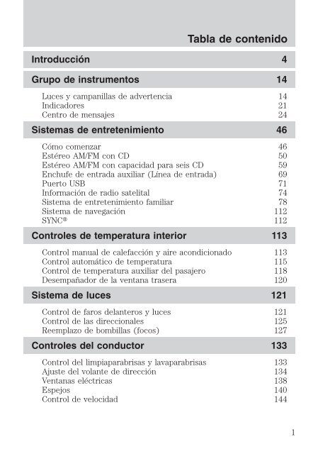 Ford Explorer Sport Trac 2010 - Warranty Supplement Printing 1 (pdf)