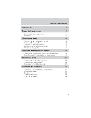 Ford Expedition 2003 - Warranty Supplement Printing 1 (pdf)