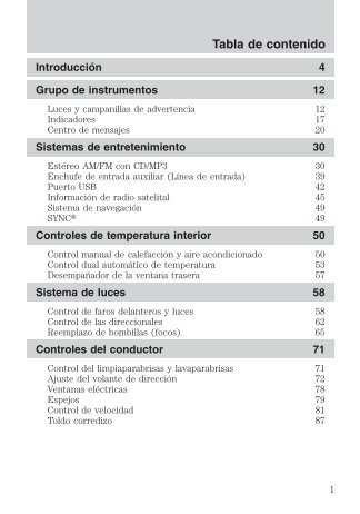 Ford Escape 2010 - Warranty Supplement Printing 1 (pdf)