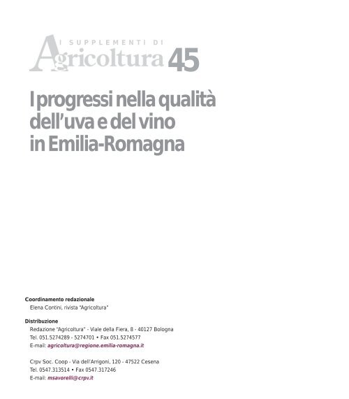 Iprogressi nella qualità dell'uva e del vino in ... - Ermes Agricoltura