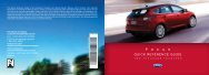 Ford Focus 2014 - Quick Reference Guide Printing 1 (pdf)