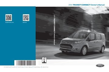 Ford Transit Connect 2014 - Owner Manual Printing 3 (pdf)