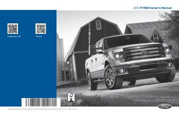Ford F-150 6.2 Liter Lariat 2014 - Owner Manual Printing 2 (pdf)