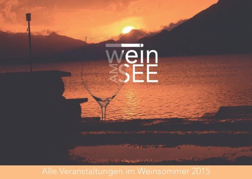 Alle Veranstaltungen im Weinsommer 2015