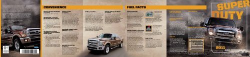 Ford F-450 2011 - Quick Reference Guide Printing 2 (pdf)