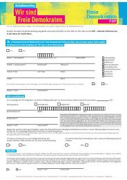Wir sind Freie Demokraten.