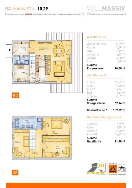 DER hebelHAUS HAUSKATALOG BAUHAUS-STIL