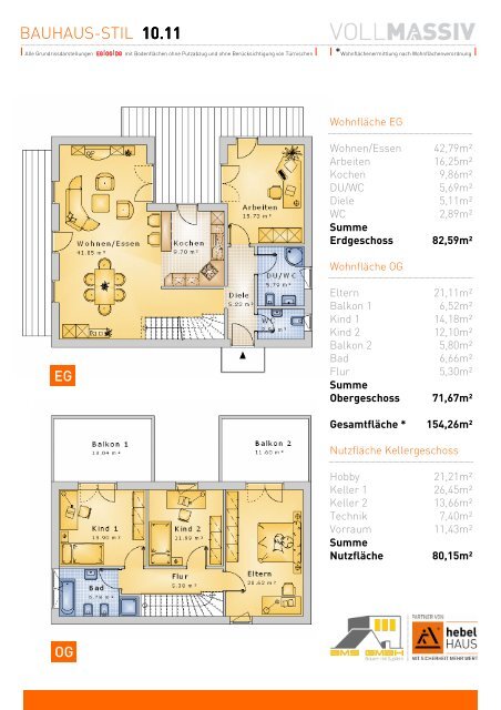 DER hebelHAUS HAUSKATALOG BAUHAUS-STIL