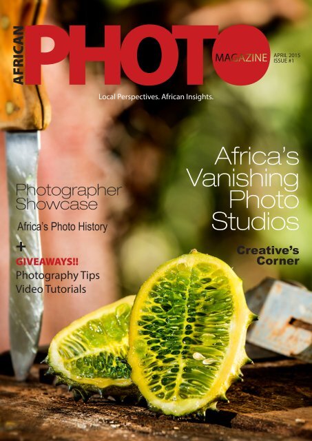 African Photo Magazine, 1st Issue!