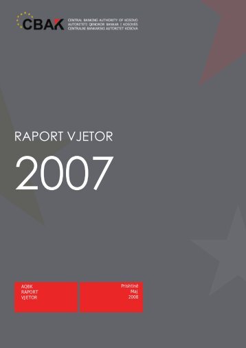 Raporti Vjetor 01 janar 2007 - Banka Qendrore e RepublikÃ«s sÃ« ...