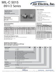 MIL-DTL 5015 - Air Electro, Inc.