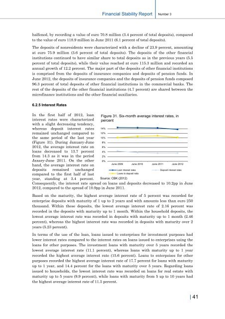 financial stability report - Banka Qendrore e RepublikÃ«s sÃ« KosovÃ«s