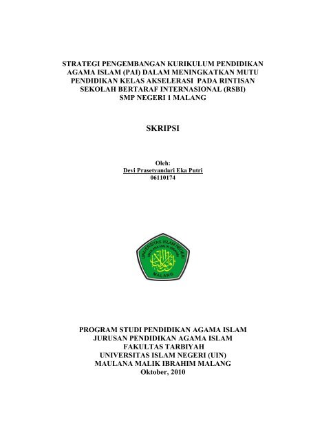 Skripsi Digilib Uin Malang