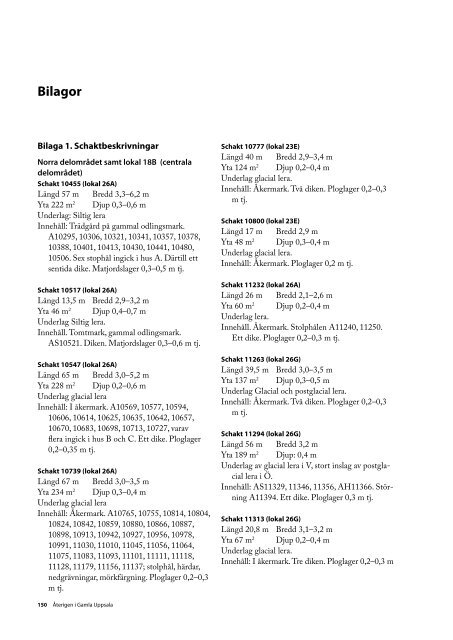 UV Rapport 2011:95, s. 149-250 - arkeologiuv.se