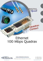 Quadrax Contacts - Air Electro, Inc.