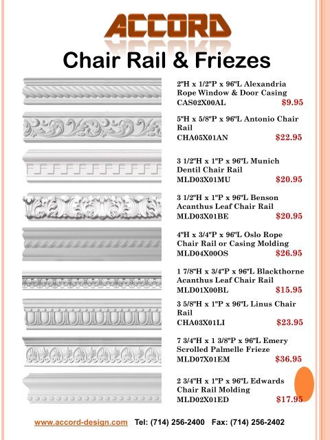 Chair Rails - Accord-design.com