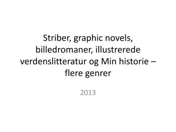 Graphic novels - mitBUF.dk