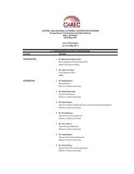 Participants - CAREC