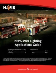 NFPA 1901 Lighting Applications Guide