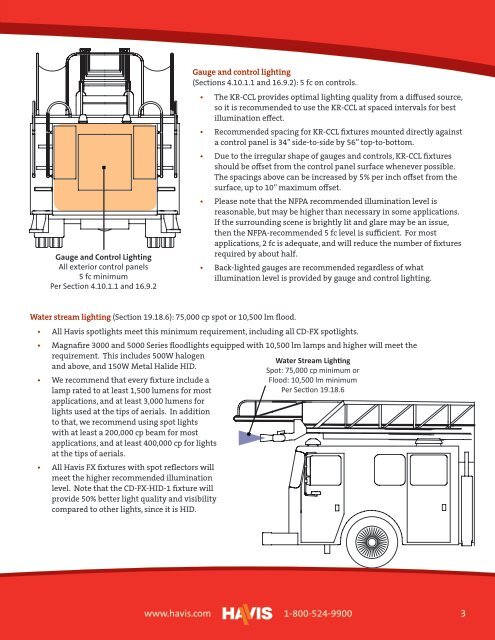 NFPA 1901 Lighting Applications Guide