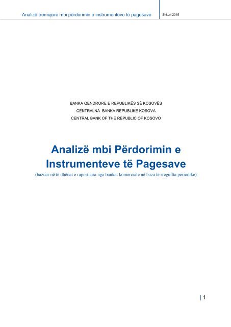 Template 2010 - Banka Qendrore e RepublikÃ«s sÃ« KosovÃ«s