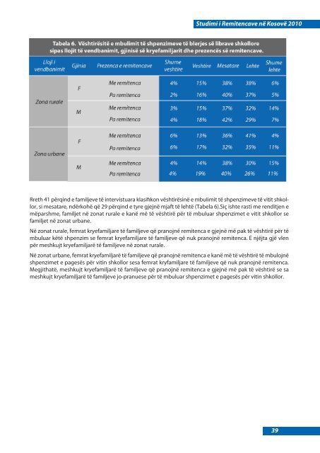 Studimi i Remitencave nÃ« KosovÃ« 2010 - Banka Qendrore e ...