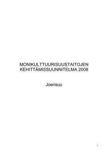 kehittämissuunnitelma 2008 - Edu.fi