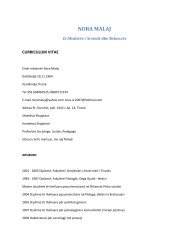 Curriculum Vitae - Instituti Shqiptar i Sociologjise