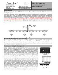 Block Animator Instructions - Logic Rail Technologies