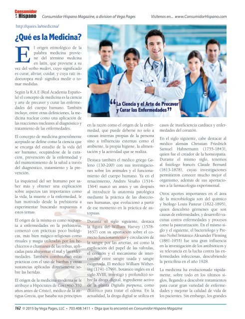 Consumidor Hispano Magazine - Abril, 2015