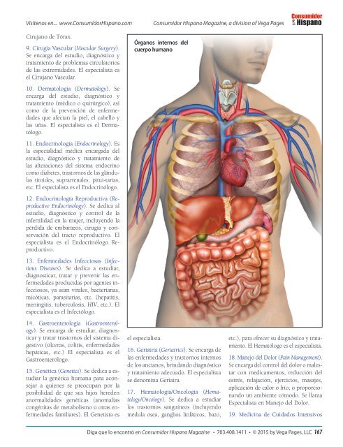 Consumidor Hispano Magazine - Abril, 2015