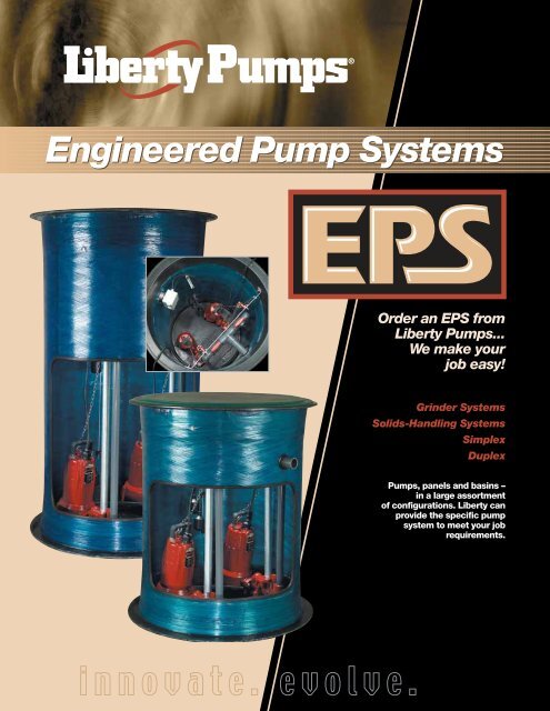 Fysica aluminium personeel Engineered Pump Systems (EPS) - Liberty Pumps