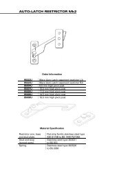 AUTO-LATCH RESTRICTOR Mk2 - Welcome to Qualital Downloads