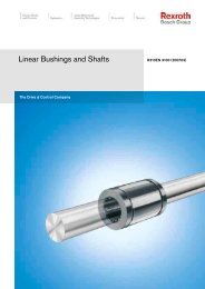 Linear Bushings and Shafts