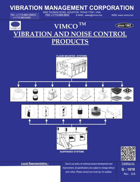 G-1010 - Vibration Management Corporation